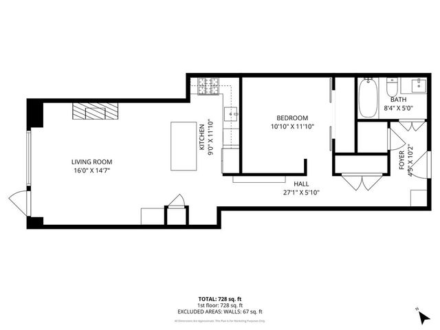 500 S Clinton Street 641, Chicago, IL 60607