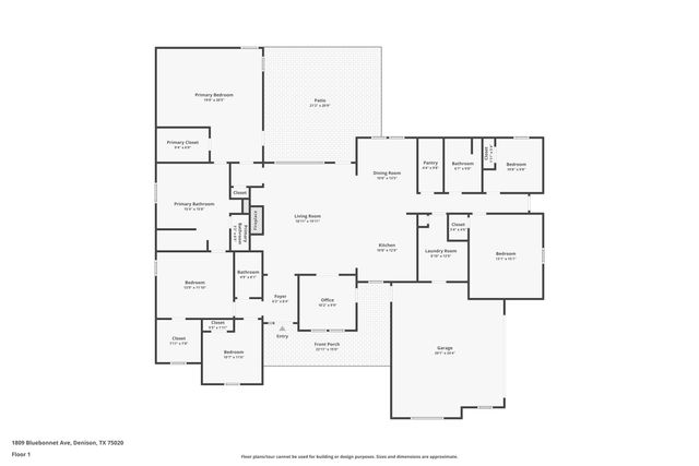 1809 Bluebonnet Avenue, Denison, TX 75020