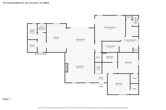 147 Shenandoah Drive, Mc Cormick, SC 29835