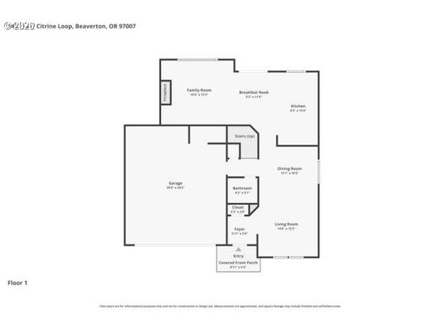 14829 Sw CITRINE Loop, Beaverton, OR 97007
