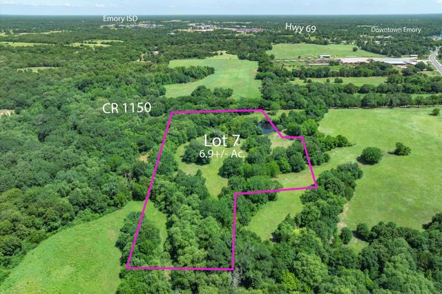 Lot 7 RS County Road 1150, Emory, TX 75440
