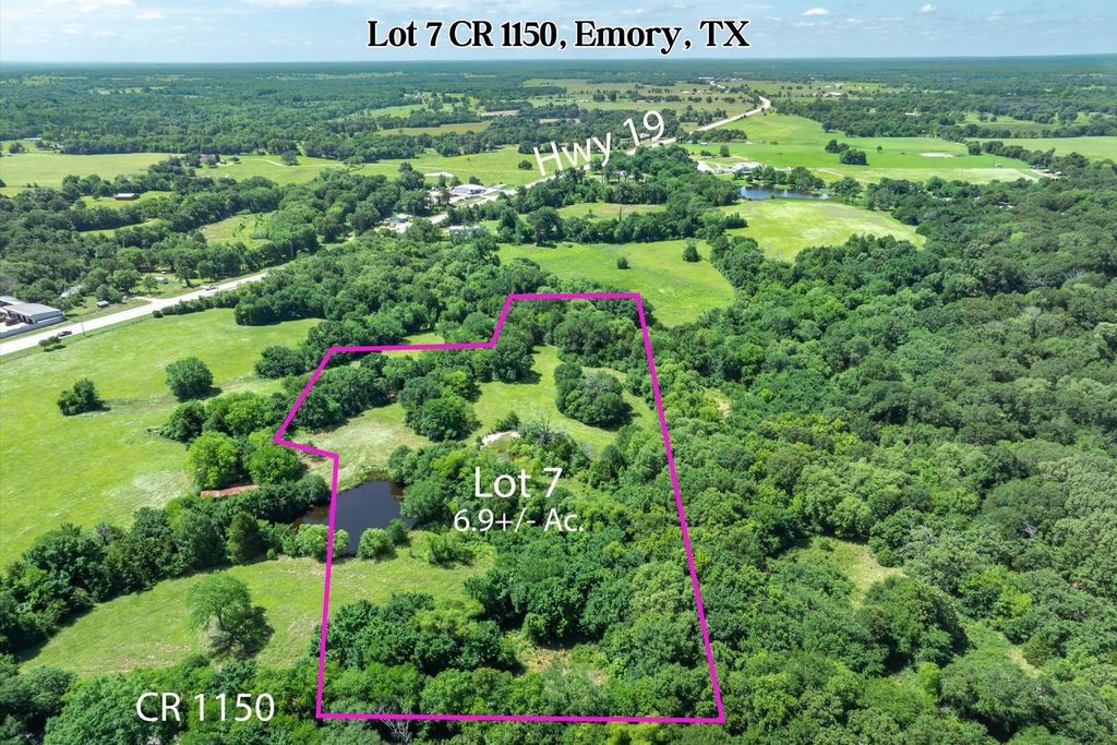 Lot 7 RS County Road 1150, Emory, TX 75440