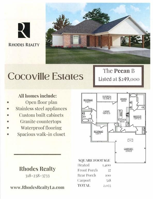 123 BAYOU CREUAX Drive, Mansura, LA 71350