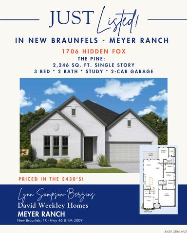 1706 Hidden Fox, New Braunfels, TX 78132