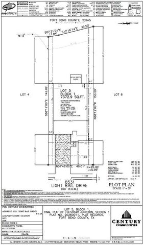 8531 Light Rail Drive, Fulshear, TX 77441