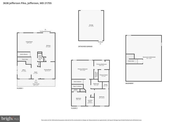 3638 JEFFERSON PIKE, Jefferson, MD 21755
