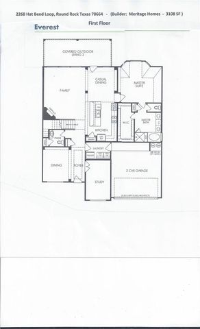 2268 Hat Bender LOOP, Round Rock, TX 78664