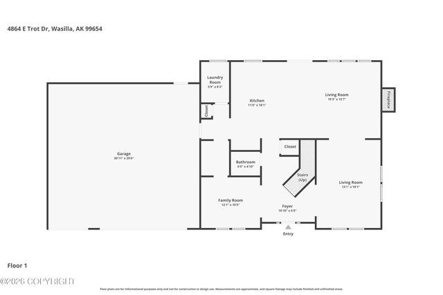 4864 E Trot Drive, Wasilla, AK 99654