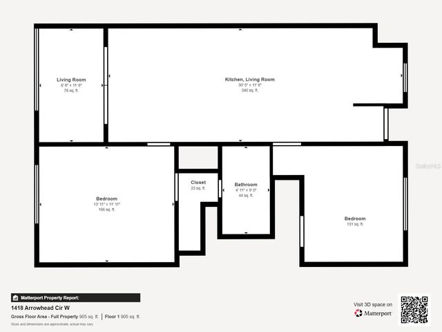 1418 ARROWHEAD CIRCLE W 20D, Clearwater, FL 33759