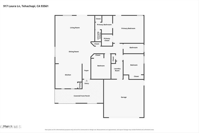 917 Laura Lane, Tehachapi, CA 93561