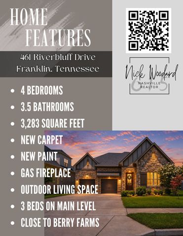 461 River Bluff Dr, Franklin, TN 37064