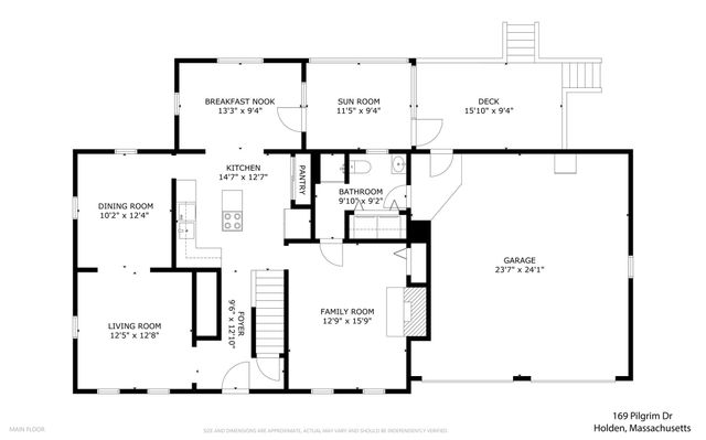 169 Pilgrim Dr, Holden, MA 01520