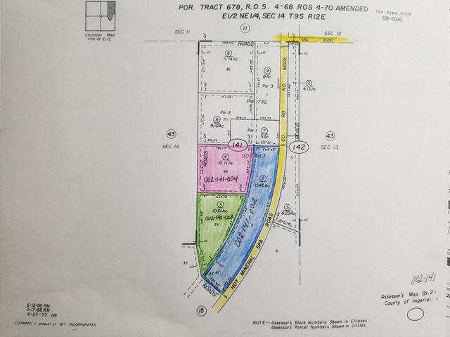 15 .46 Ac Hot Mineral Spa Road, Niland, CA 92257