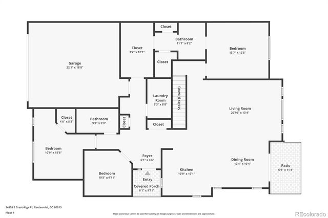 14926 E Crestridge Place, Aurora, CO 80015