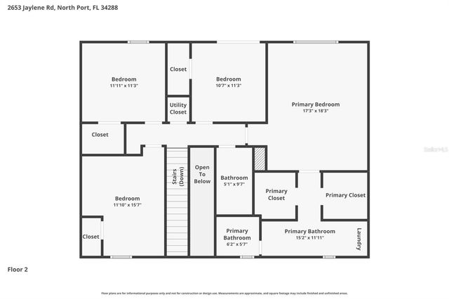 2653 JAYLENE ROAD, North Port, FL 34288