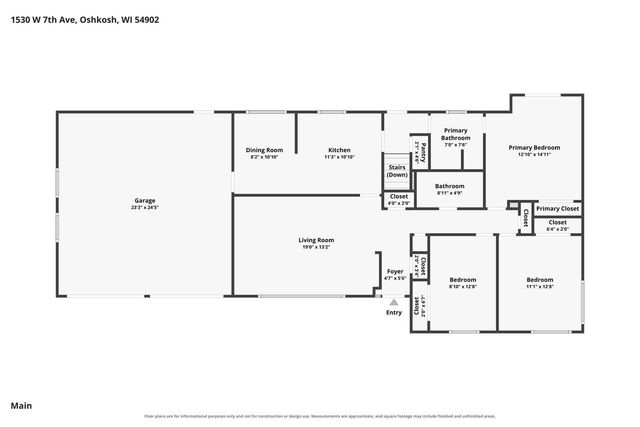 1530 W 7TH AVENUE, Oshkosh, WI 54902