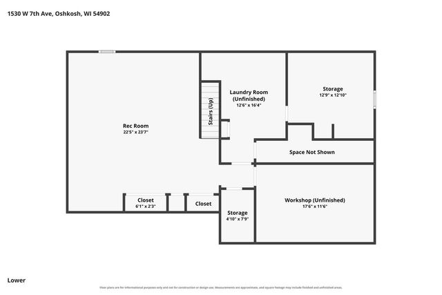 1530 W 7TH AVENUE, Oshkosh, WI 54902