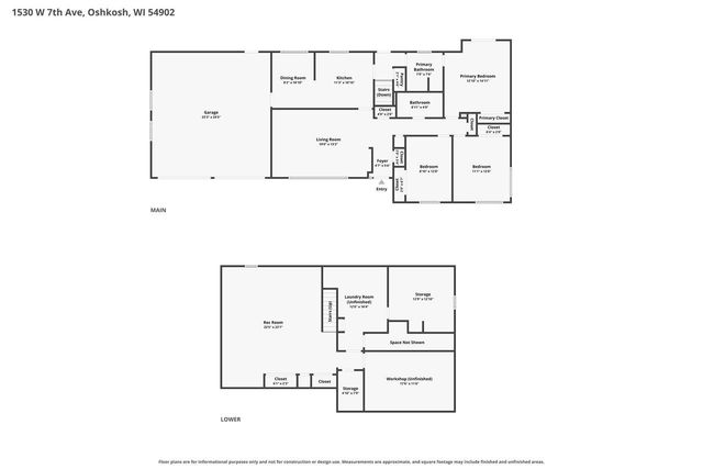 1530 W 7TH AVENUE, Oshkosh, WI 54902