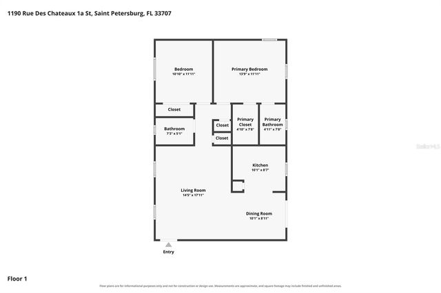 1190 RUE DES CHATEAUX 1A, St Petersburg, FL 33707