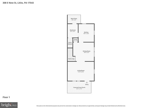 308 E NEW ST, Lititz, PA 17543