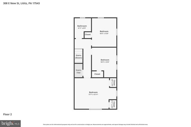 308 E NEW ST, Lititz, PA 17543