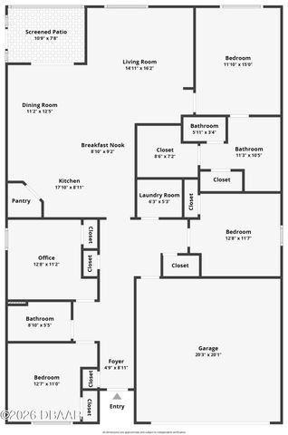 1813 Myrtlebrooke Drive, Edgewater, FL 32141