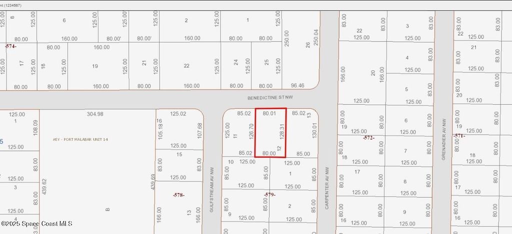 1018 Benedictine Street NW, Palm Bay, FL 32907