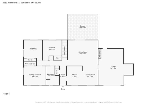 5933 N Moore St, Spokane, WA 99205