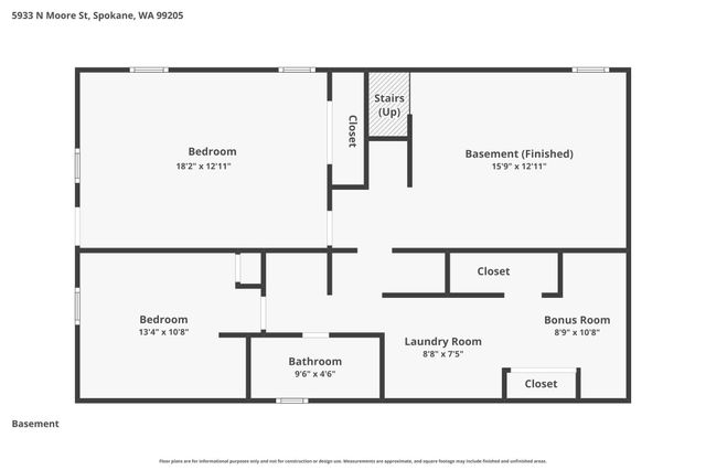 5933 N Moore St, Spokane, WA 99205