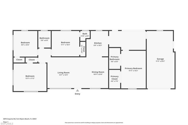 4870 Coquina RD SW, Fort Myers Beach, FL 33931