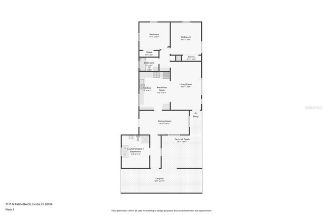 1111 N PALMETTO CIRCLE, Eustis, FL 32726
