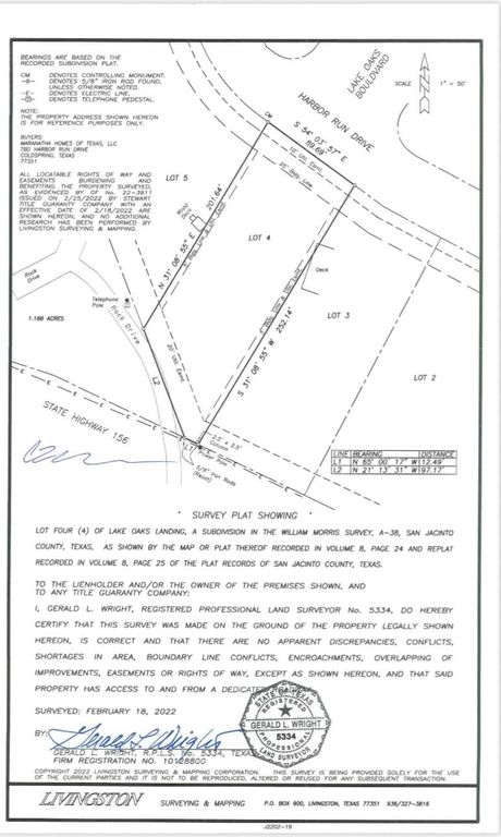 TBD Harbor Run Drive, Coldspring, TX 77331