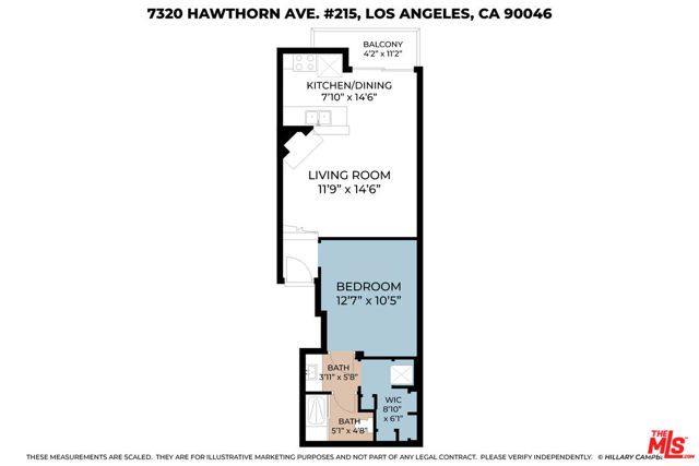 7320 Hawthorn Avenue 215, Los Angeles, CA 90046