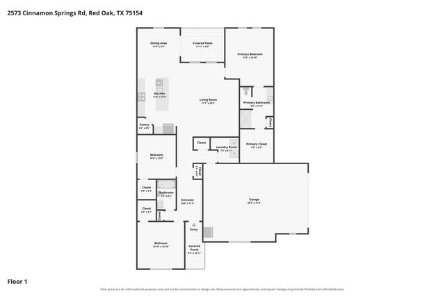 2573 Cinnamon Springs Road, Glenn Heights, TX 75154