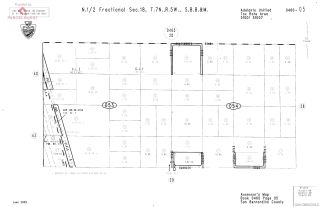 00 none N 1/2 SW 1/4 SE 1/4 NE 1/4 SEC 18 TP 7N R 5W, Adelanto, CA 92301