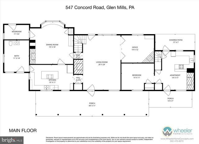 547 CONCORD RD, Glen Mills, PA 19342