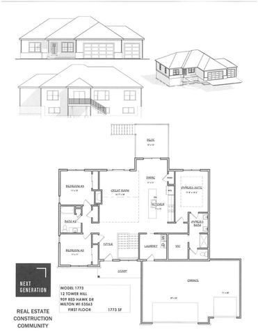 909 Red Hawk Drive, Milton, WI 53563