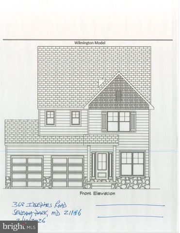 368 IDLE PINES ROAD - WILMINGTON MODEL, Severna Park, MD 21146