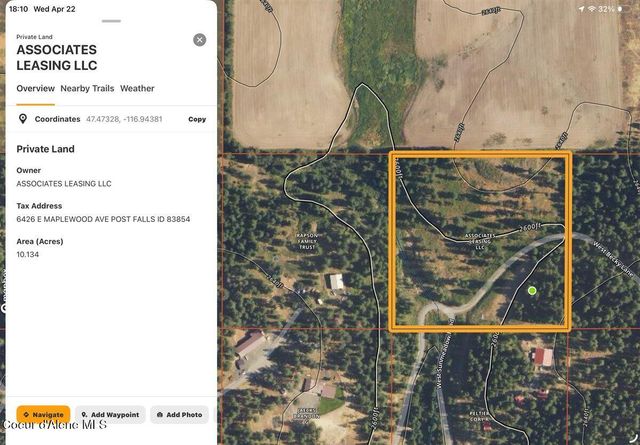 11754 W BECKY LN, Worley, ID 83876
