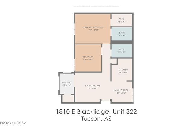 1810 E Blacklidge Dr Apt 322, Tucson, AZ 85719