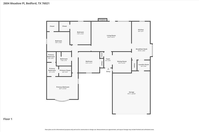 2604 Meadow Place, Bedford, TX 76021
