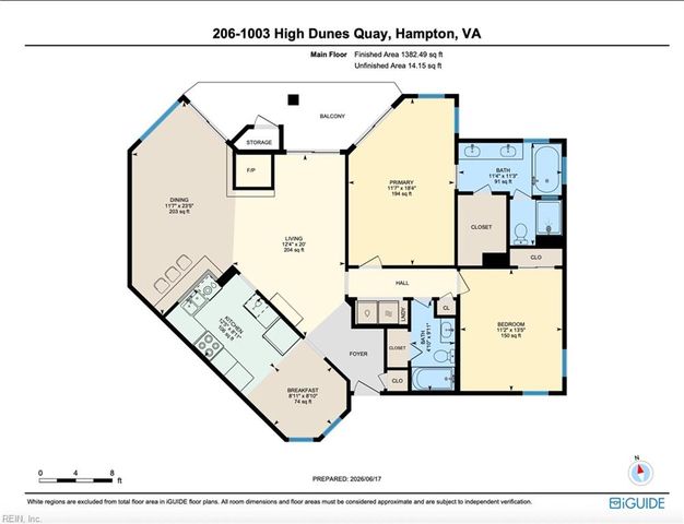 1003 High Dunes Quay Apt 206, Hampton, VA 23664