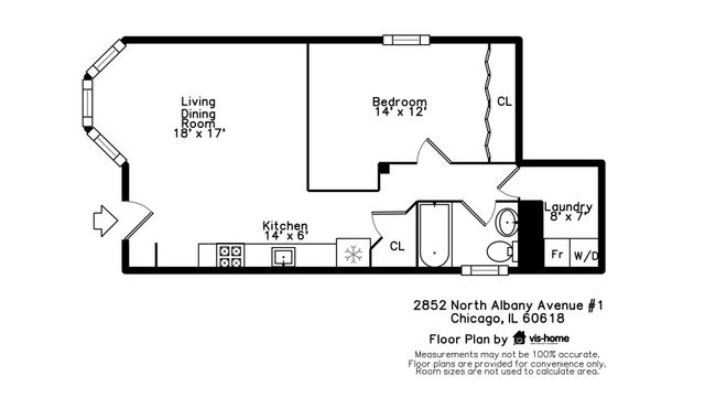 2852 N Albany Avenue 1, Chicago, IL 60618