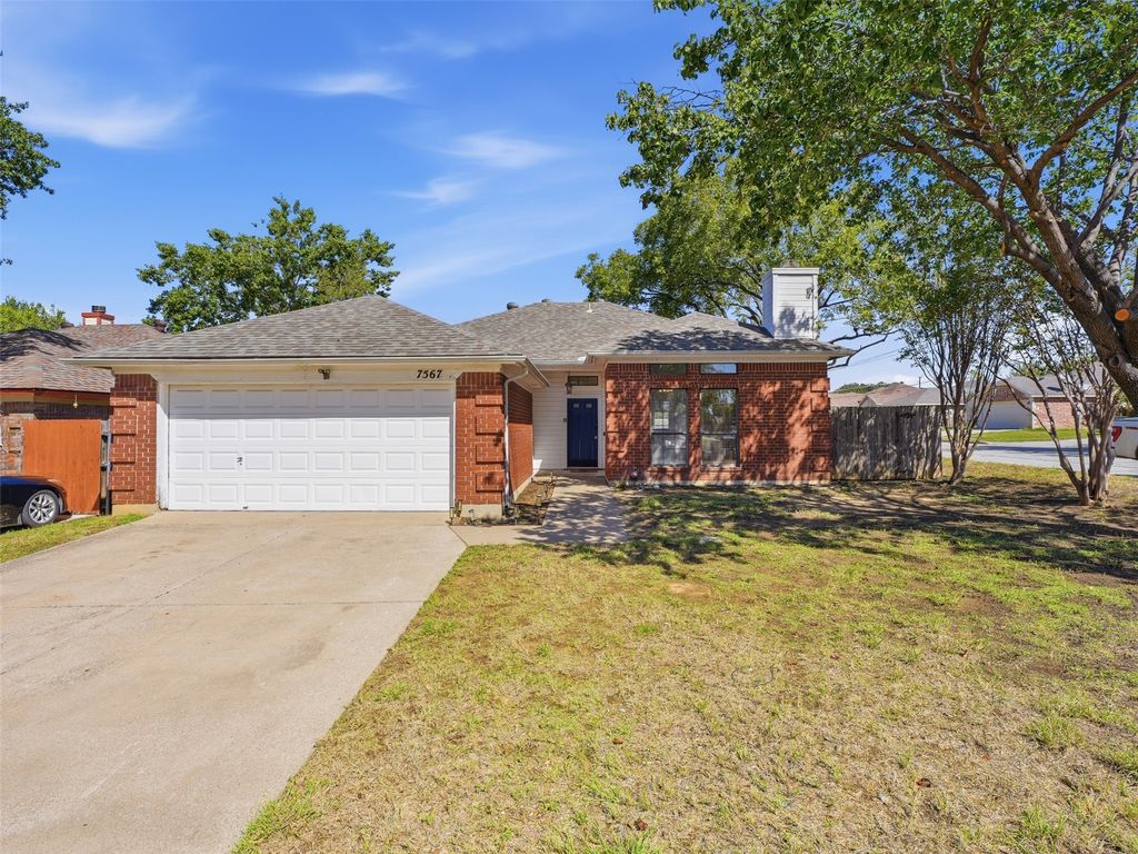 7567 Casburn Court, Fort Worth, TX 76120 — exterior