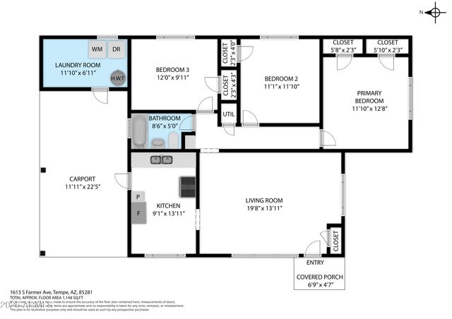 1613 S FARMER Avenue, Tempe, AZ 85281