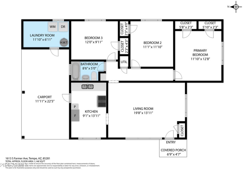 Image 5 of property listing at 1613 S FARMER Avenue, Tempe, AZ 85281