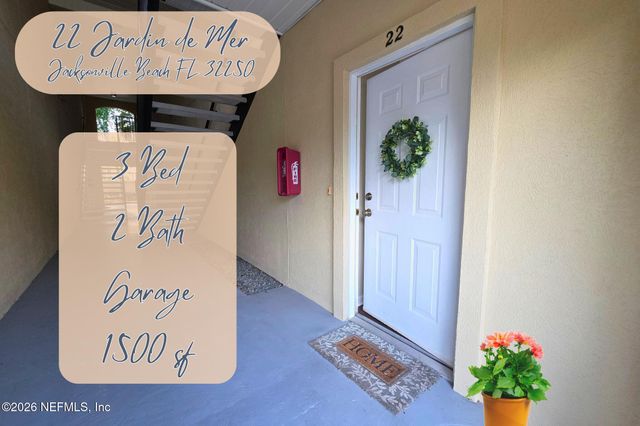 22 JARDIN DE MER Place 22, Jacksonville Beach, FL 32250