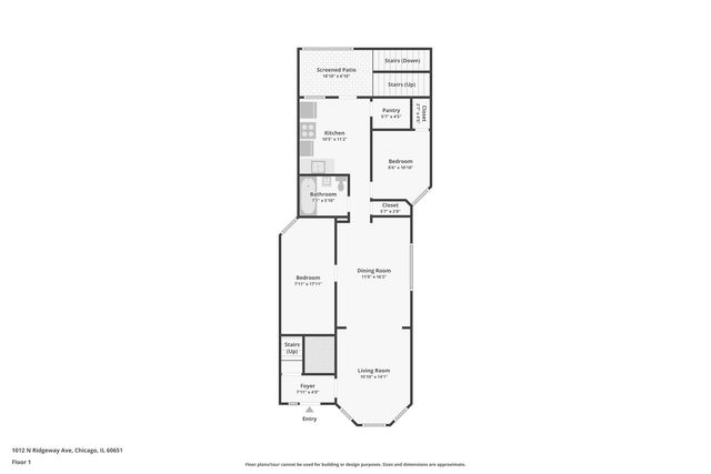 1012 N RIDGEWAY Avenue, Chicago, IL 60651