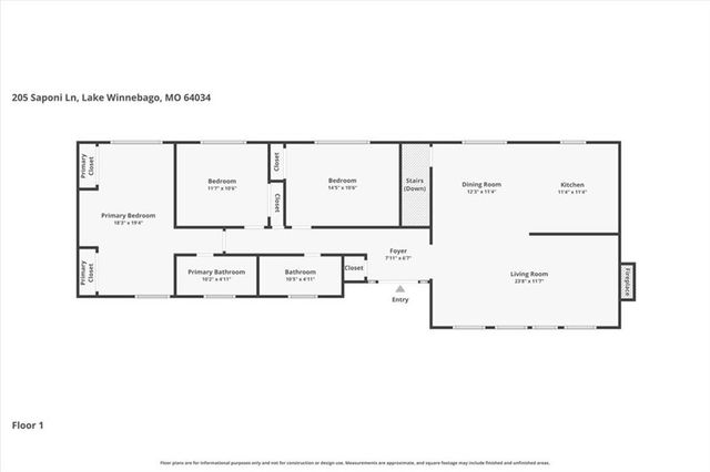 205 Saponi Lane, Lake Winnebago, MO 64034
