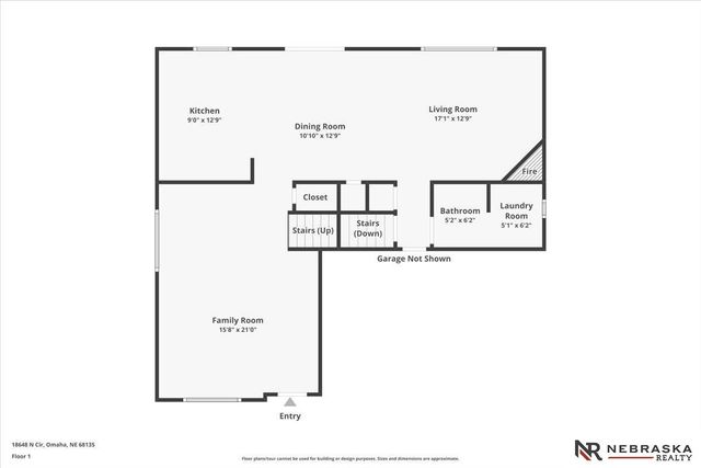 18648 N Circle, Omaha, NE 68135